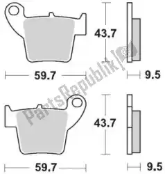 remblok 094321, brake pads sinter nitro van Moto Master, met onderdeel nummer 6256094321, bestel je hier online: