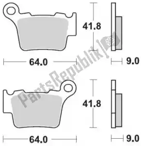 MOTO MASTER 6250094411 pastiglie freno 094411, pastiglie freno sinterizzate racing - Il fondo