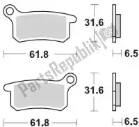 6250094611, Moto Master, Brake pad 094611, brake pads sinter racing    , New