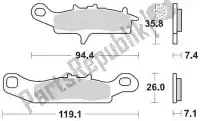 6250095411, Moto Master, Pastiglie freno 095411, pastiglie freno sinterizzate racing    , Nuovo