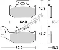 6250096311, Moto Master, Brake pad 096311, brake pads sinter racing    , New