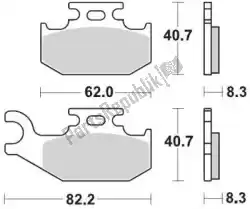 remblok 096311, brake pads sinter racing van Moto Master, met onderdeel nummer 6250096311, bestel je hier online: