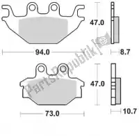 6256098321, Moto Master, Remblok 098321, brake pads sinter nitro    , Nieuw