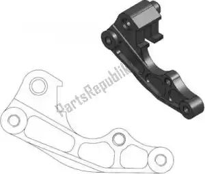 MOTO MASTER 6284211001 reserve deel 211001, caliper adapter bracket - Onderkant