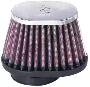 K&N 13041820 filter, air universal filter chrome rc-1820 - Bottom side