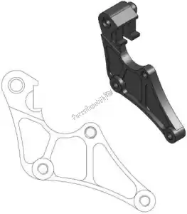 MOTO MASTER 6288211054 spare part 211054, caliper adapter bracket - Bottom side