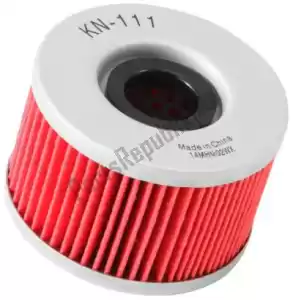 K&N 13001110 filter, olie kn-111 - Onderkant