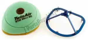 TWIN AIR 46154211C filter, air power flow kit ktm - Upper side