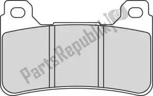FERODO 0952181Z brake pad fdb2181zrac brake pads sinter racing - Bottom side