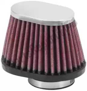 K&N 13042450 filter, air universal filter chrome rc-2450 - Bottom side
