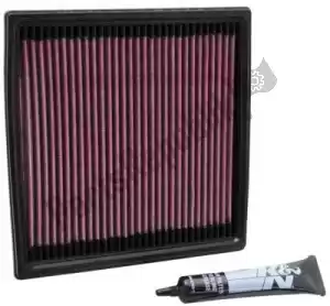 K&N 13500200 filter, air du-0900 - Bottom side