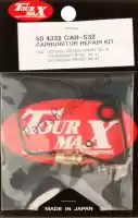 504332, Tourmax, Kit riparazione carburatore rep    , Nuovo