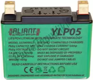 ALIANT 109971 battery ylp05 lithium - Bottom side