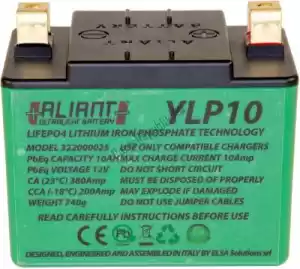 ALIANT 109974 batería de litio ylp10 - Lado inferior