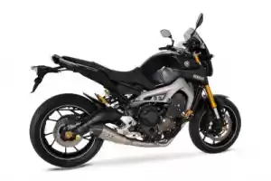 REMUS 036782995615 exh set hypercone aço inoxidável corrida preta - Parte de cima