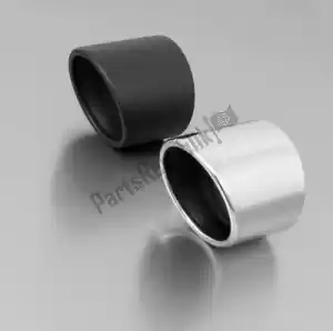 REMUS 84823182 exh end cap slash cut black set - Upper side