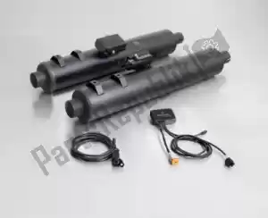 REMUS 007702292014LR exh set custom stainless steel black eec - Bottom side