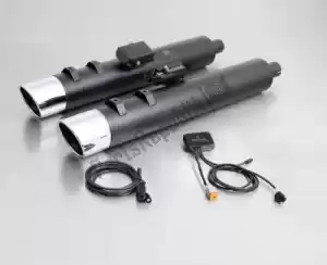 REMUS 007702292014LR exh set custom stainless steel black eec - Middle