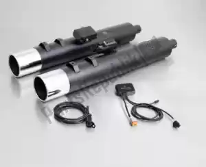 REMUS 007702292014LR exh set custom stainless steel black eec - Right side