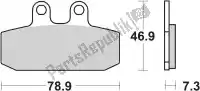 192108MS, SBS, Remblok 108ms brake pads sinter    , Nieuw