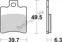 192123HF, SBS, Brake pad 123hf brake pads organic    , New