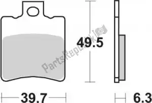 SBS 192123HF klocek hamulcowy 123hf klocki hamulcowe organiczne - Dół