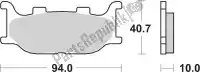 192128MS, SBS, Remblok 128ms brake pads sinter    , Nieuw