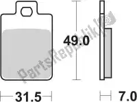 192130HF, SBS, Brake pad 130hf brake pads organic    , New