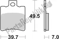 192143CT, SBS, Remblok 143ct brake pads organic    , Nieuw