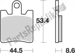 Here you can order the brake pad 146ms brake pads sinter from SBS, with part number 192146MS: