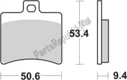 Here you can order the brake pad 152ms brake pads sinter from SBS, with part number 192152MS: