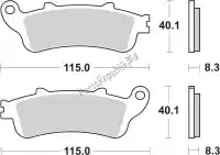 192156MS, SBS, Brake pad 156ms brake pads sinter    , New