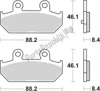 192182MS, SBS, Pastiglie freno 182ms pastiglie freno sinterizzate    , Nuovo