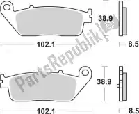 192212MS, SBS, Brake pad 212ms brake pads sinter    , New