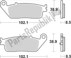 Here you can order the brake pad 212ms brake pads sinter from SBS, with part number 192212MS: