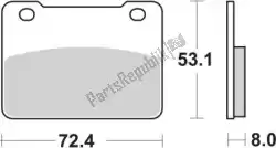 Here you can order the brake pad 215ms brake pads sinter from SBS, with part number 192215MS: