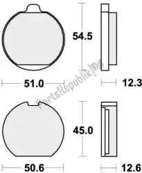 Here you can order the brake pad 514hf brake pads organic from SBS, with part number 192514HF:
