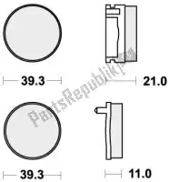 192525HF, SBS, Remblok 525hf brake pads organic    , Nieuw