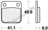 192536RSI, SBS, Brake pad 536rsi brake pads sinter racing    , New