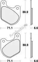 192542RQ, SBS, Pastiglie freno 542rq pastiglie freno organiche racing    , Nuovo