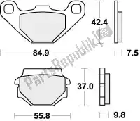 192546HF, SBS, Brake pad 546hf brake pads organic    , New