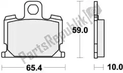 Here you can order the brake pad 547dcc brake pads organic racing from SBS, with part number 192547DCC: