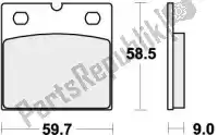 192554HF, SBS, Brake pad 554hf brake pads organic    , New