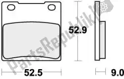 remblok 556ls brake pads sinter van SBS, met onderdeel nummer 192556LS, bestel je hier online: