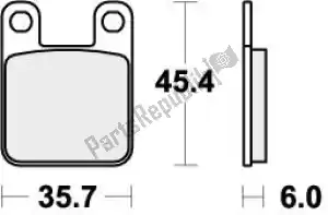 SBS 192559RSI pastillas de freno 559rsi pastillas de freno sinter racing - Lado inferior