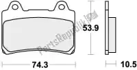 192590DCC, SBS, Remblok 590dcc brake pads organic racing    , Nieuw