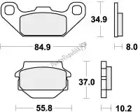 192591SI, SBS, Remblok 591si brake pads sinter    , Nieuw