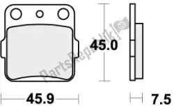 Here you can order the brake pad 592hf brake pads organic from SBS, with part number 192592HF: