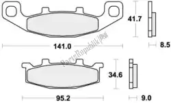 Qui puoi ordinare pastiglie freno 597ls pastiglie freno sinterizzate da SBS , con numero parte 192597LS: