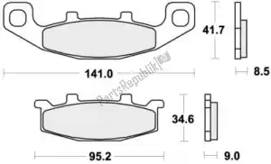 SBS 192597LS pastiglie freno 597ls pastiglie freno sinterizzate - Il fondo